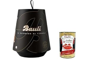 ITALIAN GOURMET E.R. Bauli PanMoro di Verona - Pandoro, enriquecido con cacao, chispas de chocolate de 1 kg + polpa italiana gourmet 400 g