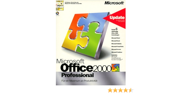 Microsoft Office 00 Professional Update Von Office X X Oder Ms Einzelapplikationen D Amazon De Software