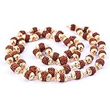 Meher Rudraksh Mala Panch mukhi jap mala with Golden Cap