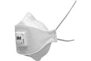 3M™ Aura™ Mascarilla para partículas, FFP2, con válvula, 9322+, 10 máscaras por paquete