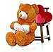 Proper Desi Cute Stuffed Teddy Bear for Kids (Brown)(Height-110 CM / 3.5ft) RS.1049.00