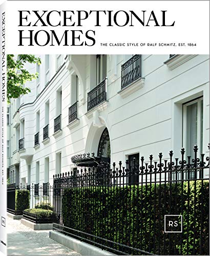 Exceptional Homes, Ein Buch, das Unternehmensgeschichte und Werkschau klassisch-zeitloser Architektur der Firma Ralf Schmitz ist (mit Texten auf Deutsch und Englisch) - 25x32 cm, 176 Seiten