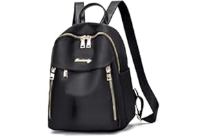 zhongningyifeng Women Backpack Purse Waterproof Nylon Rucksack Lightweight Fashion Casual Travel Ladies Shoulder Bag Daypack