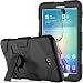Produktbild Samsung Galaxy Tab A 10.1 Hülle – SAYMAC Full Body Robuste-/mit Schutzhülle, Bumper-Hülle mit Ständer für 2016 Samsung Galaxy Tab A6 Tablet-/sm-t580 sm-t585, S Pen-Version Schwarz/Schwarz