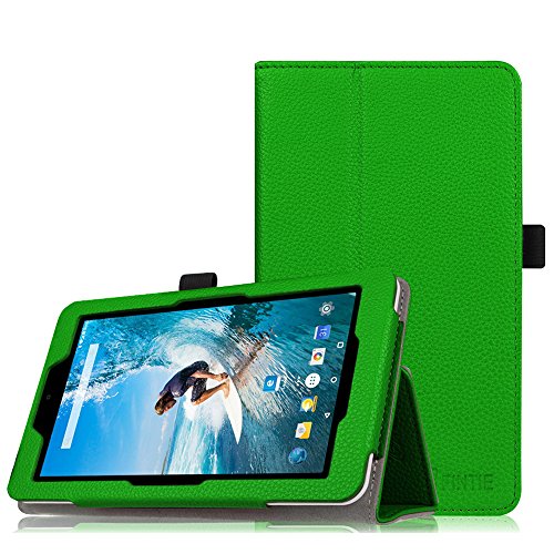 Fintie Odys Vito 7 Hülle Case - Slim Fit Folio Kunstleder Schutzhülle Cover Tasche mit Ständerfunktion und Stylus-Halterung für Odys Vito 17,8 cm (7 Zoll) Tablet-PC, Grün