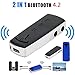 Produktbild Liqiqi B6 2in1 BT 4.1 Transmitter und Empfänger Wireless Audio Aux Adapter 3,5 mm Audio Player A2DP für TV/Home Stereo/Smartphone Schwarz
