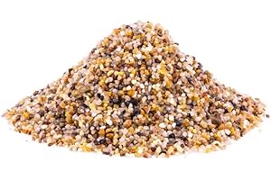 TD STONES Quarzkies Bernstein 2kg 2-3mm – Natürlicher, pH-neutraler Naturkies & Aquariumboden für Pflanzen, Fische & Garnelen – Dekorativer, schadstofffreier Kies für Aquascaping Biotop & Aquariendeko