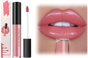 ‎LAOCAF Lippenstift mit Cremiger Textur, 2024 Neuer Prall Lipgloss, Lang Anhaltender Charme, Glatte Schimmertextur, Lipgloss 24 Stunden Halt (#4, M)