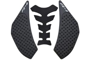 KYN Protection transparente 3M pour réservoir de gaz de moto Yamaha FZ6 FZ6N 2006 2007 2008 2009 2010 - Noir