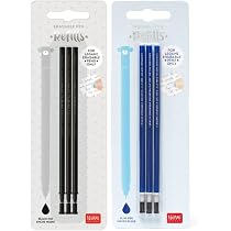 40 Mines De Rechange Effaçables Legami - 8 Couleurs, Pointe 0,5 Mm - Compatibles Stylo Legami - 8