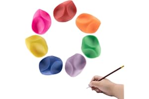 COYUN 7 pcs Poignées pour Crayons, Grip Crayon pour Enfants, Guide Doigts Ecriture Enfant Aide Ecriture Enfant Guide Doigt Enfant Silicone Pencil Grips for Kids Ergonomique Aide Ecriture Pour Enfant