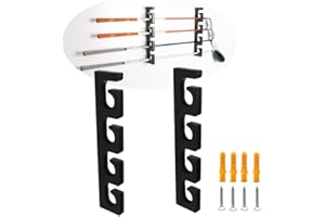 BiJun Golfschläger Ständer Clubs Vitrine Schläger Wandhalterung Halter Golfschläger Organizer Golf Club Angelrute Lagerung Rack Halter Putter Display Ständer