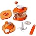 Produktbild AKTIONSPREIS ORIGINAL Genius Mixer-Cutter Twist, Set 6tlg. Orange NEU