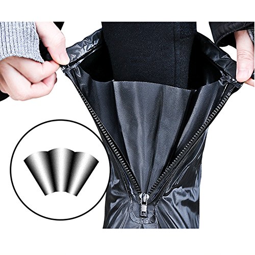 YMTECH Regenüberschuhe Wasserdicht Schuhe 1 Paar, Outdoor Rutschfester Radsportschuhe Überschuhe - 3