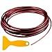 Produktbild ZWOOS Auto Innenraum Zubehör 3D DIY 5M Automan flexiblem Innenraum Dekorative Streifen Line (Rot)