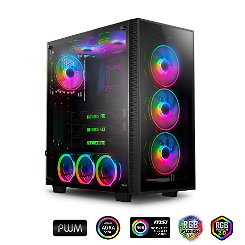 Anidees AI Crystal - Carcasa para PC M RGB. Tower