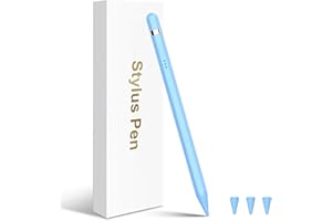 SENKUTA iPad Stift mit 4-30 Mins Laden USB-C, Palm-Ablehnung, Niedrige Latenz, Neigungserkennung und Hält magnetisch, Pencil für iPad 2018-2023