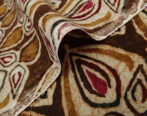 Schneiderei Baumwolle Braun Blatt Nähen Stoff 43″ Wide Supplies Craft durch das Messgerät - 9