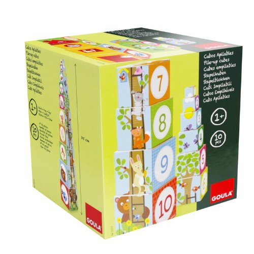 Goula D55219 – Stapelturm Tiere, 10-teilig - 3