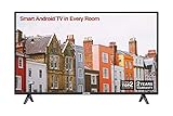TCL 32ES568 32 Inch HD Smart Android TV, HDR, Micro Dimming, Netflix, YouTube, DVB Compatible, Dolby Audio, Bluetooth, Wi-Fi, 2 x HDMI, 1 x USB, Narrow Design for Kitchen, Bedroom-Black