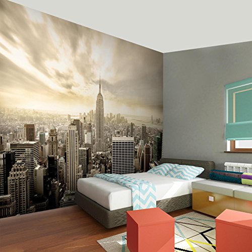 Fototapete New York 352 x 250 cm – Vliestapete – Wandtapete – Vlies Phototapete – Wand – Wandbilder XXL – !!! 100% MADE IN GERMANY !!! Runa Tapete 9005011b - 5