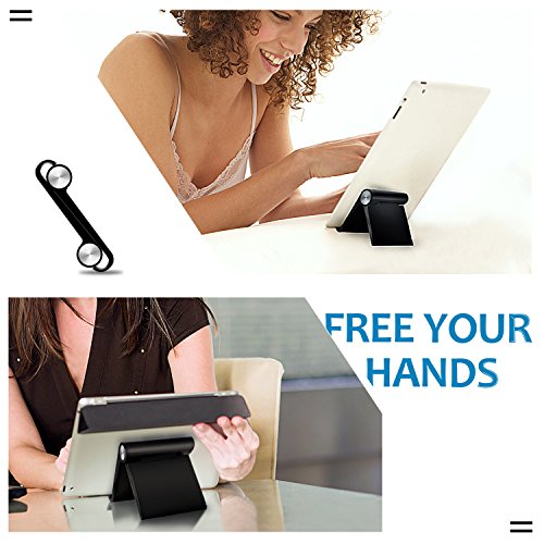 Fynix [2 pack] Supporto cellulare regolabile Plastico, Confezione da due, Supporto telefono con Base pieghevole per for Smartphone Tablet E-Reader, iPhone X 8 7 6 6s Plus SE 5 5s 5c iPad, Samsung Gala