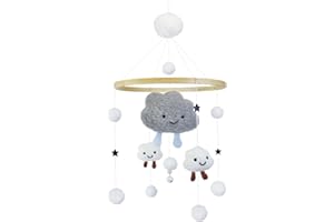 YSDYY 1 x Cloud Baby Wind Chime, Wind Chime Baby, Nativity Accessories, Baby Products, Nativity Toys, Baby Wall Decoration, Wind Chime Baby