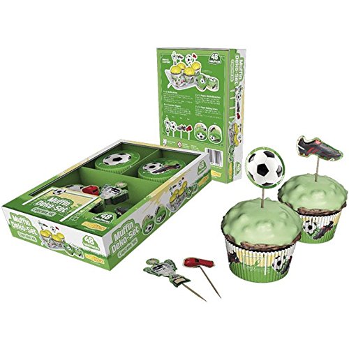DEKOBACK 01-14-00771 Muffinset Fußball, 48 teilig - 2