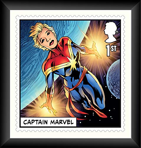 Preisvergleich Produktbild Marvel Gerahmter Kunstdruck Captain Marvel