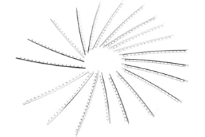 LGEGE Lot de 20 frettes acoustiques pour guitare électrique, fil de frette, acier inoxydable, 2 mm, chrome