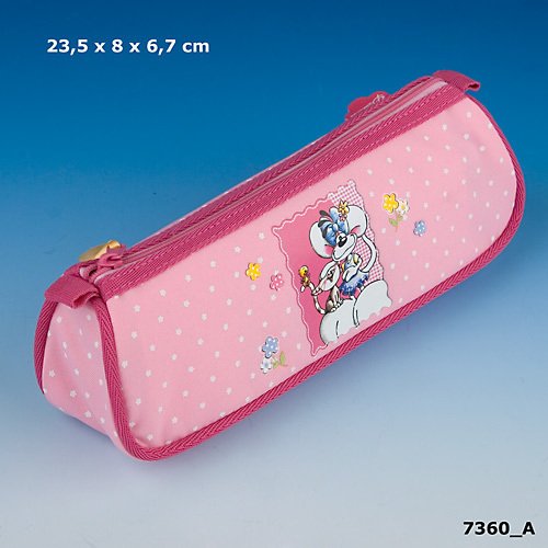 Preisvergleich Produktbild Diddlina & Milimits (katze) Schlamper- tasche Schule / Kosmetik 7360 Rosa