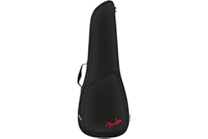 Fender FU610 Gig Bag for Concert Ukulele, Black
