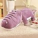 Produktbild LJHA Kissen Nette Bequeme Baby Spielzeug Stofftier Baumwolle Puppe Spielzeug Kissen 4 Farben Erhältlich ( Farbe : Lila , größe : 55cm )