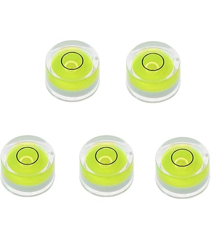 Umei - Livella a bolla orizzontale ad alta precisione, alloggiamento in alluminio, per strumenti di misurazione e tribrachi, precisione 0,5 mm