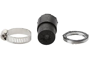 D DOLITY Dolity Motorcycle Motorbike High Performance Exhaust Muffler Pipe Gasket Rubber Seal Clamp Fit for Yamaha Peewee50 PW50