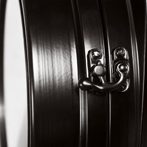 Zweiseitige Bahnhofsuhr – Wanduhr Uhr Retro Antik Stil Quarz schwarz - 4