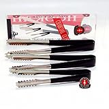 Kohlezange AMY 3er Set mit Silikongriff