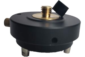 MOUNTLASER Adattatore fisso, base adattatore Tribrach Treppiede per il montaggio di GPS, prismi retrò e sistemi di destinazione (FG01T)