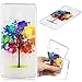 Produktbild Everainy Samsung Galaxy A8 Star/A9 Star Hülle Silikon Transparent Gummi Neu Cover Hüllen Kompatibel für Galaxy A9 Star Handyhülle Stoßfest Durchsichtig TPU Stoßstange Schutzhülle (Baum)