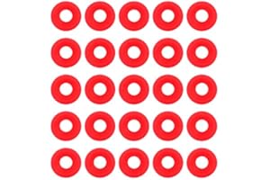 WIFEHELPER Junta de Silicona Grolsch Junta de Silicona Grolsch Juntas de Sellado de Cerveza Junta de Botella Tapa Abatible con Rojo 25 Piezas Junta de Sellado para Sellador de Alcohol Junta