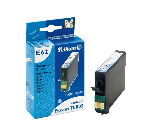 Preisvergleich Produktbild Pelikan Druckerpatrone E62 ersetzt Epson T08054011, Cyan
