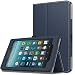 Produktbild MoKo Hülle für All-New Amazon Fire 7 Tablet (7. Generation, 2017 Modell) - Kunstleder Ständer Schutzhülle mit Auto Sleep/Wake up Funktion, Stift-Schleife und Stanfunktion, Marineblau