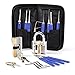 Produktbild Opard Lockpicking Set,17-Teiliges Dietrich Set mit 2 Transparentem Trainingsschlössern für Schlosserei, Anfänger und Profisrleicht,Polizei oder Hobby