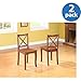 Produktbild 2 piece New Brown Cherry wood dining chairs, Traditional furniture by MegaDeal