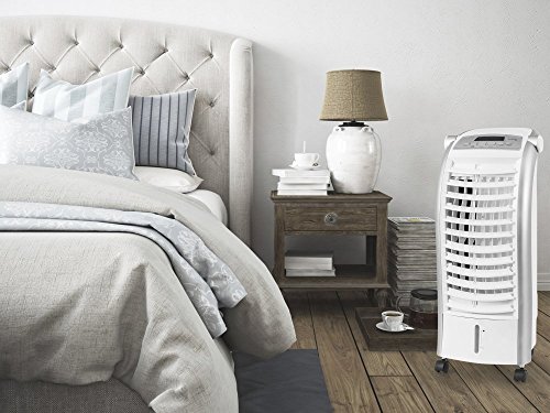 TROTEC Aircooler / mobiles Klimagerät PAE 25 4 in 1 – Gerät: Luftkühler, Ventilator, Luftbefeuchter, und Lufterfrischer (inkl. flüsterleisem Nachtmodus, Fernbedienung, LED-Display uvm.) - 8