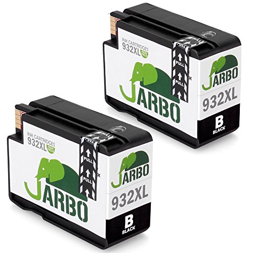 JARBO Kompatibel 932XL 933XL Tintenpatronen 2Schwarz Hohe Kapazität kompatibel zu Officejet 6100 6600 6700 7110 7610 7612 Printer (2 Schwarz) - 3