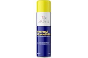 NCSONLINE Isopropyl Alcohol 99.9% Aerosol Spray | Multi Purpose Solvent Electrical Contact Cleaner 600ml