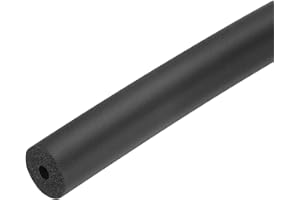QUARKZMAN Tubo de Espuma Aislante para Tuberías Aislamiento de 3 mm ID 12 mm OD 24" Longitud para Conservación de Calor Aislamiento Contra El Congelamiento Agarre de Mango Negro