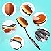 Make Up Brushes, LiSmile Makeup Brush Set Professional 10 Pieces Toothbrush Shape Makeup Brush Powder Foundation Brushes Soft Oval Cosmetic Tools