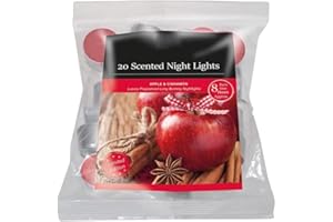 PRIDE HOME & GARDEN PHG Fresh-Scented Tealights Candle with 8 Hour Burn Time | Long-Lasting Tealight Candle Set | Fancy Home Decor Tealight Candles | Premium Quality Tealight Candle (Apple and Cinnamon)